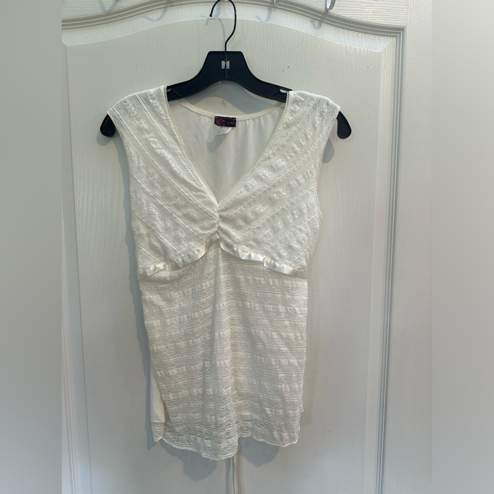 Agenda women’s vintage y2k lace top size XL